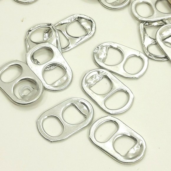 Soda Can Aluminum Tabs School Projects Art & Crafts Jewelry Making Eco Friendly - Picture 3 of 5